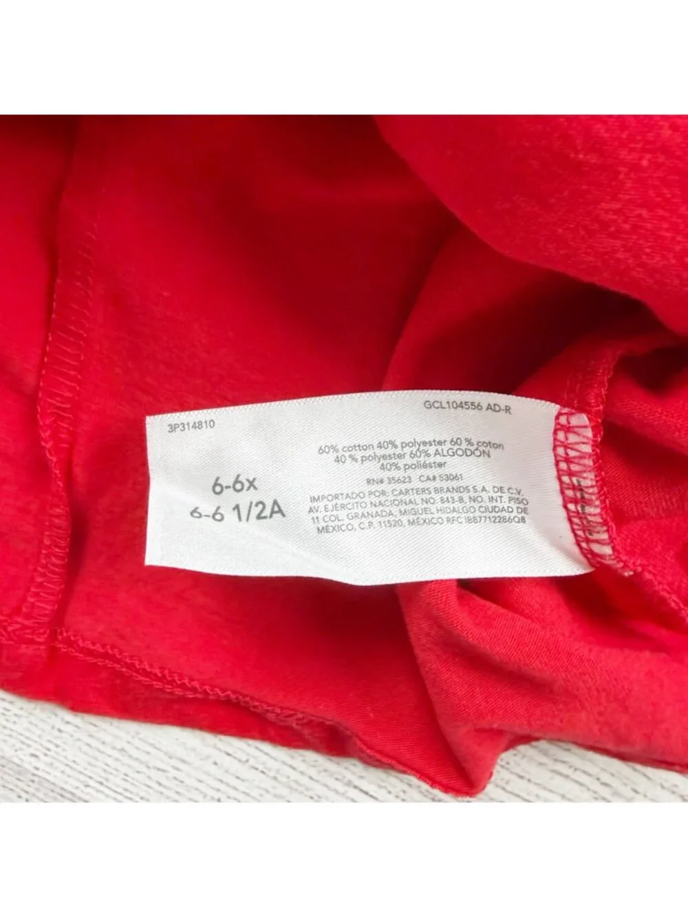 Carter's Girls Red Tank Top Popsicle USA Sequin Design Sleeveless Racerback 6-6X